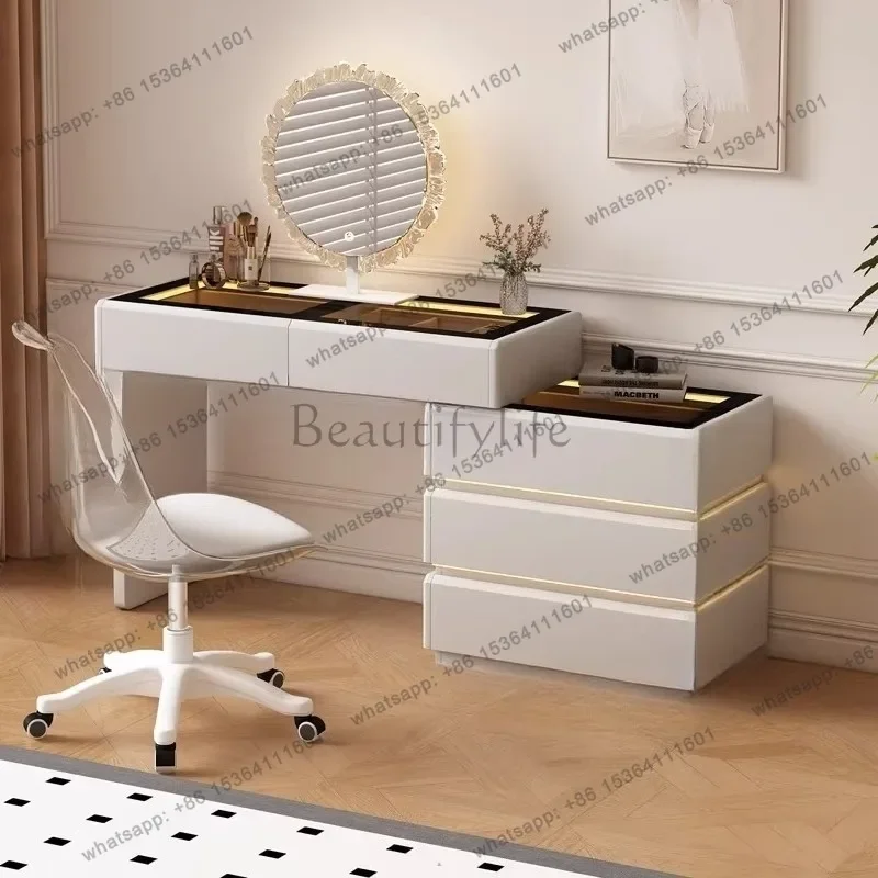

FG11Minimalist Bedroom Dressing Table Modern European Makeup Cosmetics Dressing Table Luxury Women Mesa De Maquillaje Home Furni
