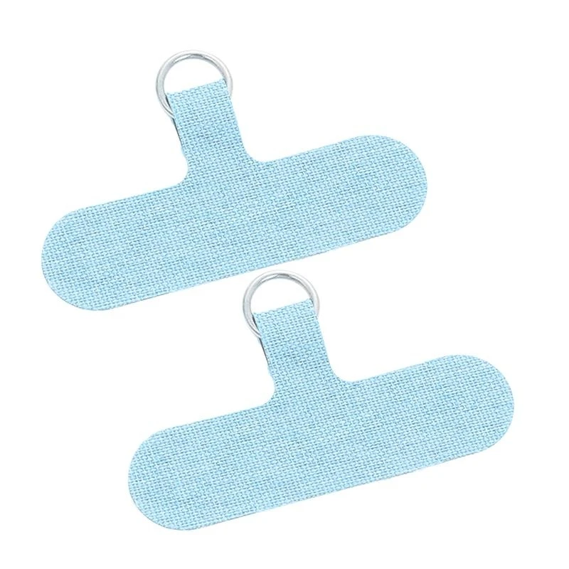 Pestaña cordones teléfono W89C para tarjeta vaina Junta Clip orificio correa colgante del parche 2 piezas