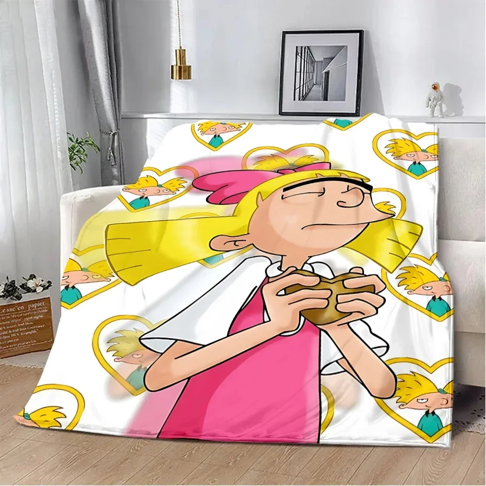 Cartoon R-Rugrats Printed Blanket Picnic Blankets Warm Blanket Soft and Comfortable Blanket Home Travel Birthday Gift