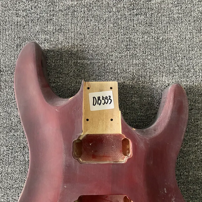 DB553 Unfinished Electric Guitar Body 2 Humbucker Pickups Floyd Rose Bridges with Dirty and Damages Special Sales