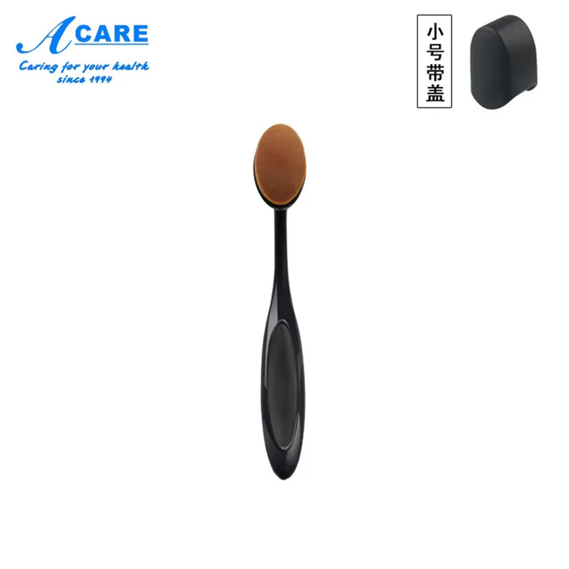 DX01/Foundation BrushA1PQ0-سهلة الاستخدام صغيرة الحجم مع غطاء للمبتدئين فرشاة الأسنان المحمولة نوع غسول التمهيدي فرشاة ماكياج