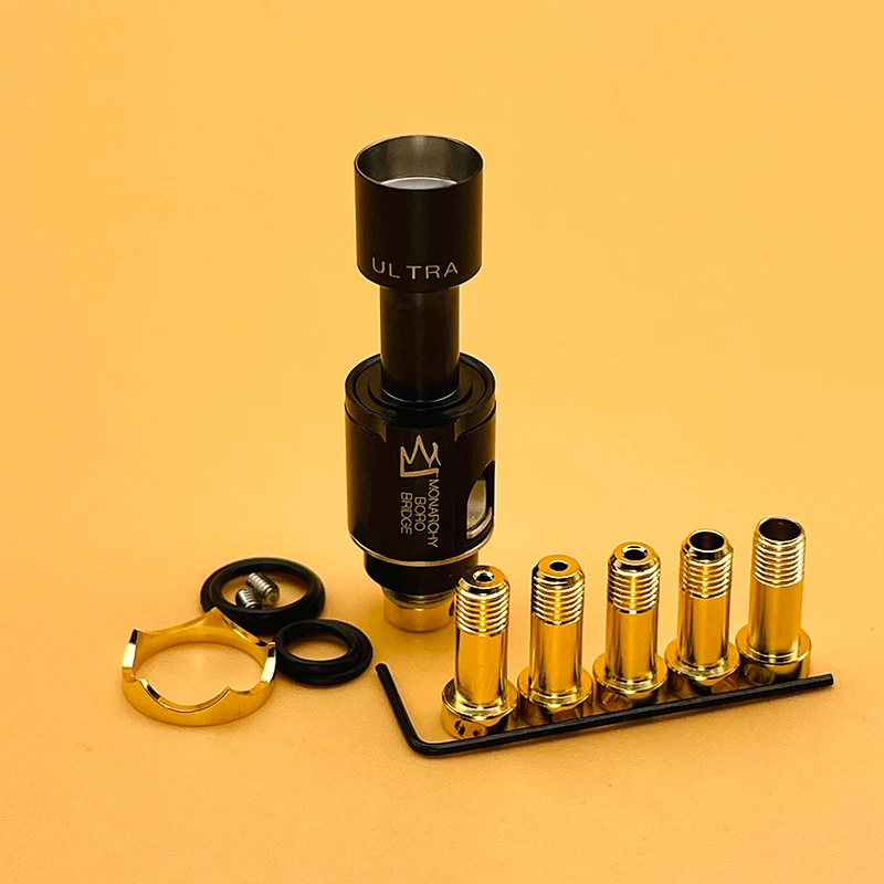 DSX Monarchy Mobb Ultra Mini RBA Bridge per BB Billet Boro Mod con perni ad aria 1.0 / 1.2 / 1.5 /2.0/2.5/3.0mm vs Mobb V2 RBA