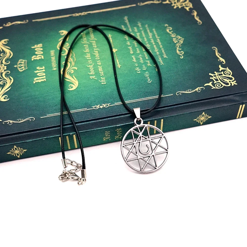 Fullmetal Alchemist Necklace Magic Circle Metal Necklaces Anime Jewelry Pendant Chains Choker Collares Charm