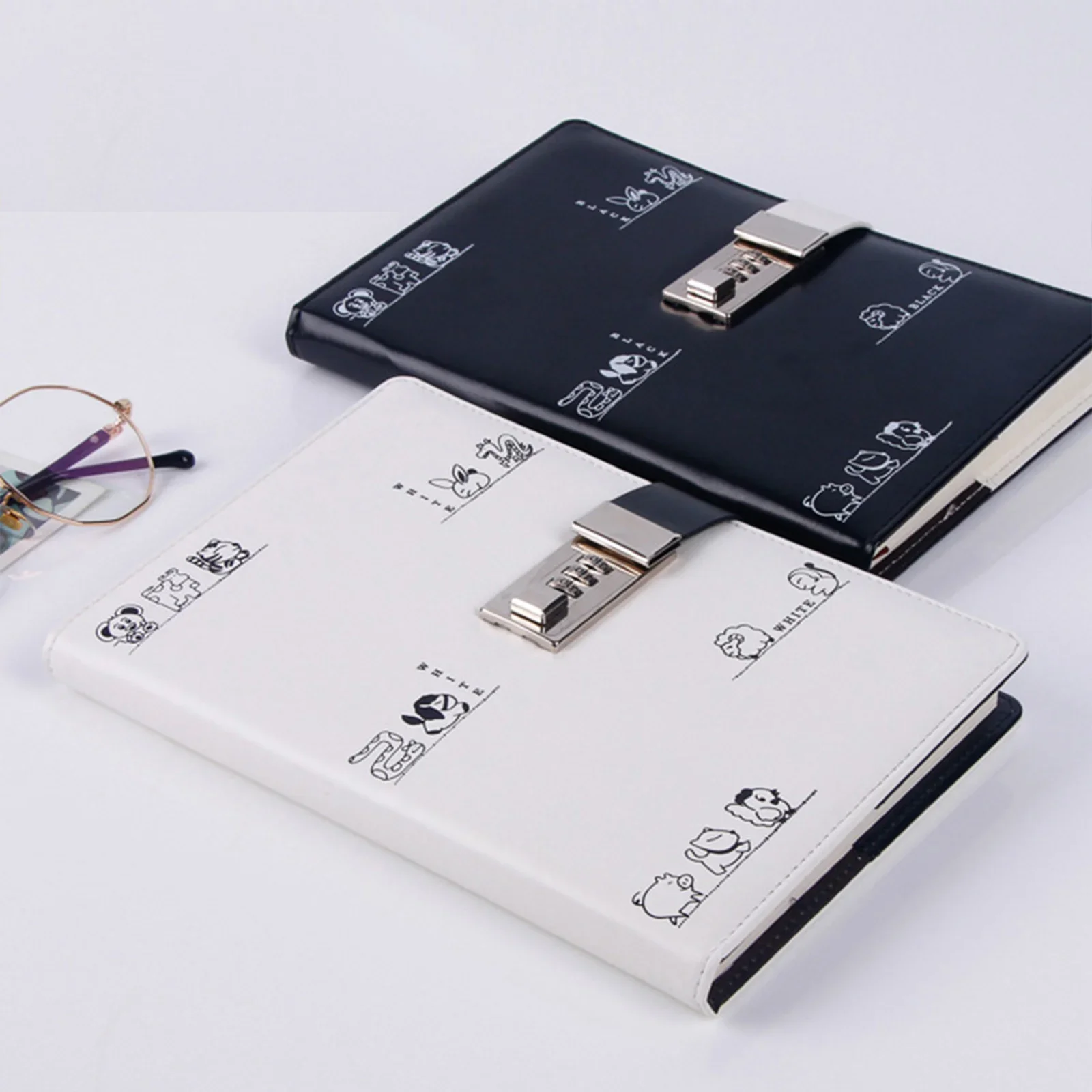 A5 200 Pages Notebook Password Book Diary Binder Thickened Creative Hand Ledger Student Notepad School Stationery Xmas gifts