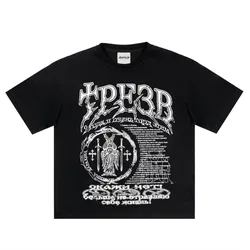 Hip Hop Streetwear Men Tshirt Sober 2 Graphic Oversized Short Sleeve Aesthetic Print Y2k Tops Tees Harajuku Goth Clothing Cotton