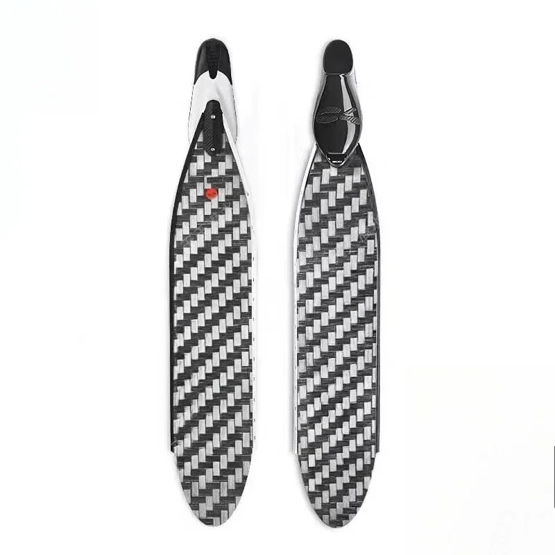 

Metal brushed carbon fiber diving frog shoes, free-diving flippers
