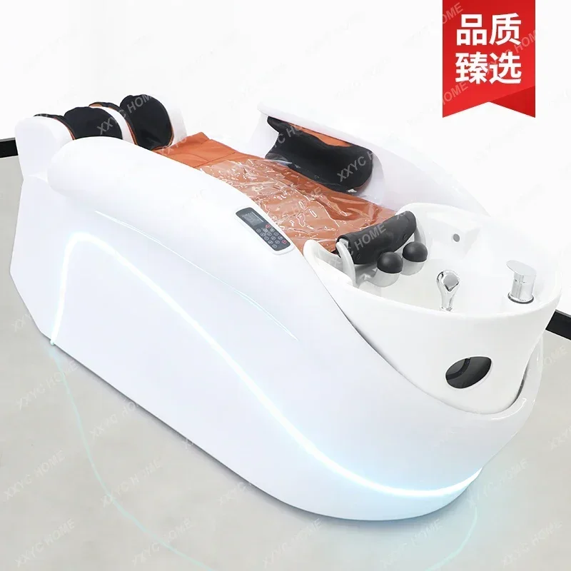 Intelligent Electric Massage Shampoo Bed Automatic Hair  Dedicated Ceramic Basin Washing and Flushing Massage Integrated