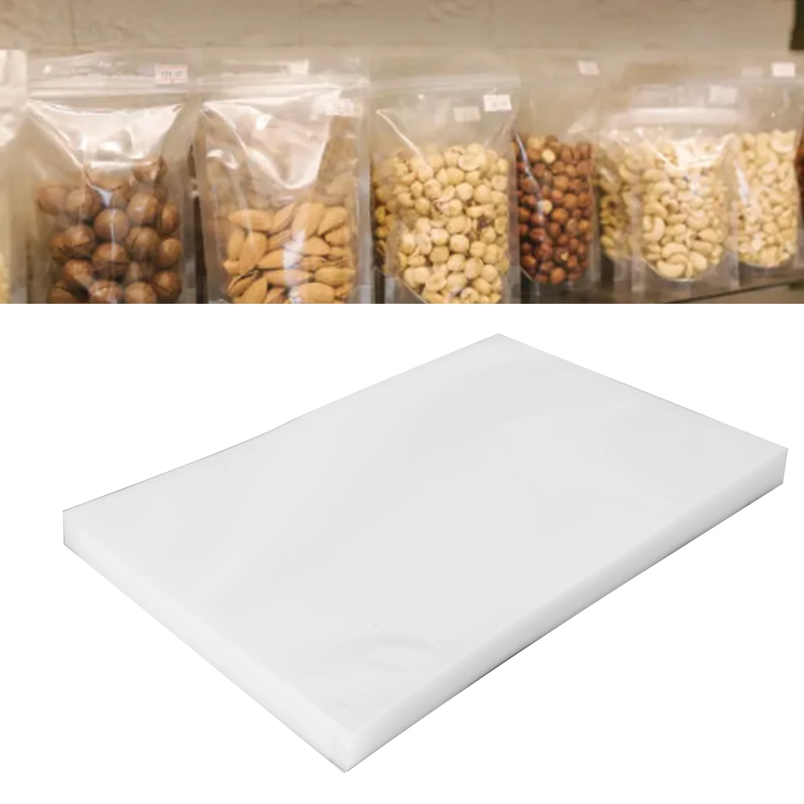 100Pcs Vacuum Storage Bag 30x20cm Good Sealing Space Saving Transparent Food Vacuum Bag