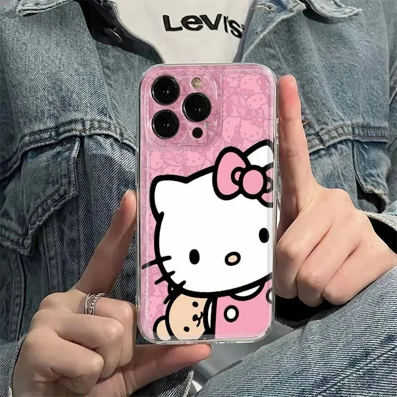 حافظة لهاتف هواوي هونور X9A X8B X9B X7B 90 Lite 5G Nova 7i 3i 5T 7 6 9 SE P30 Pro P40 Lite Y9 Prime 2019 غطاء مرحبا كيتي