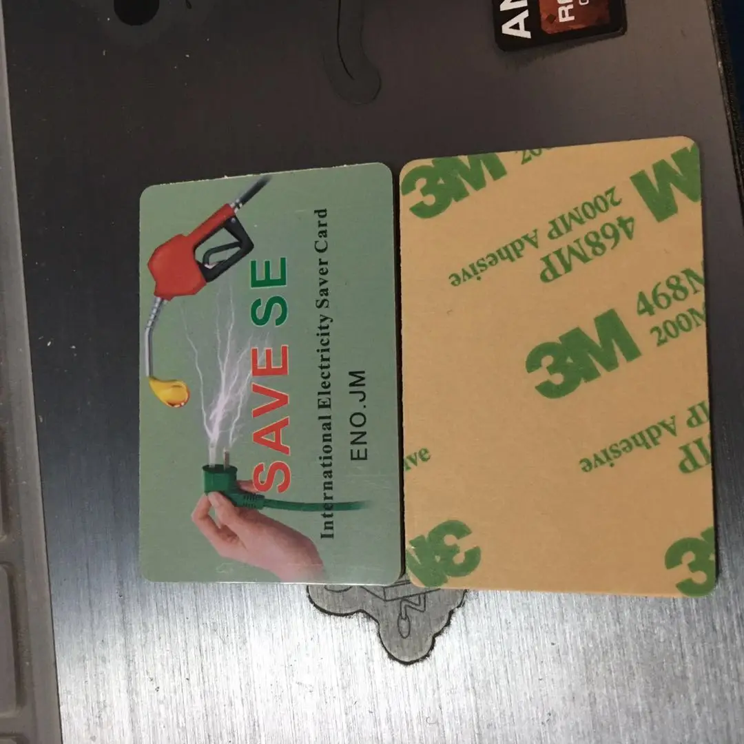 Energy Saving Card Oil EMF Protection - Home Energy Efficiency Products
