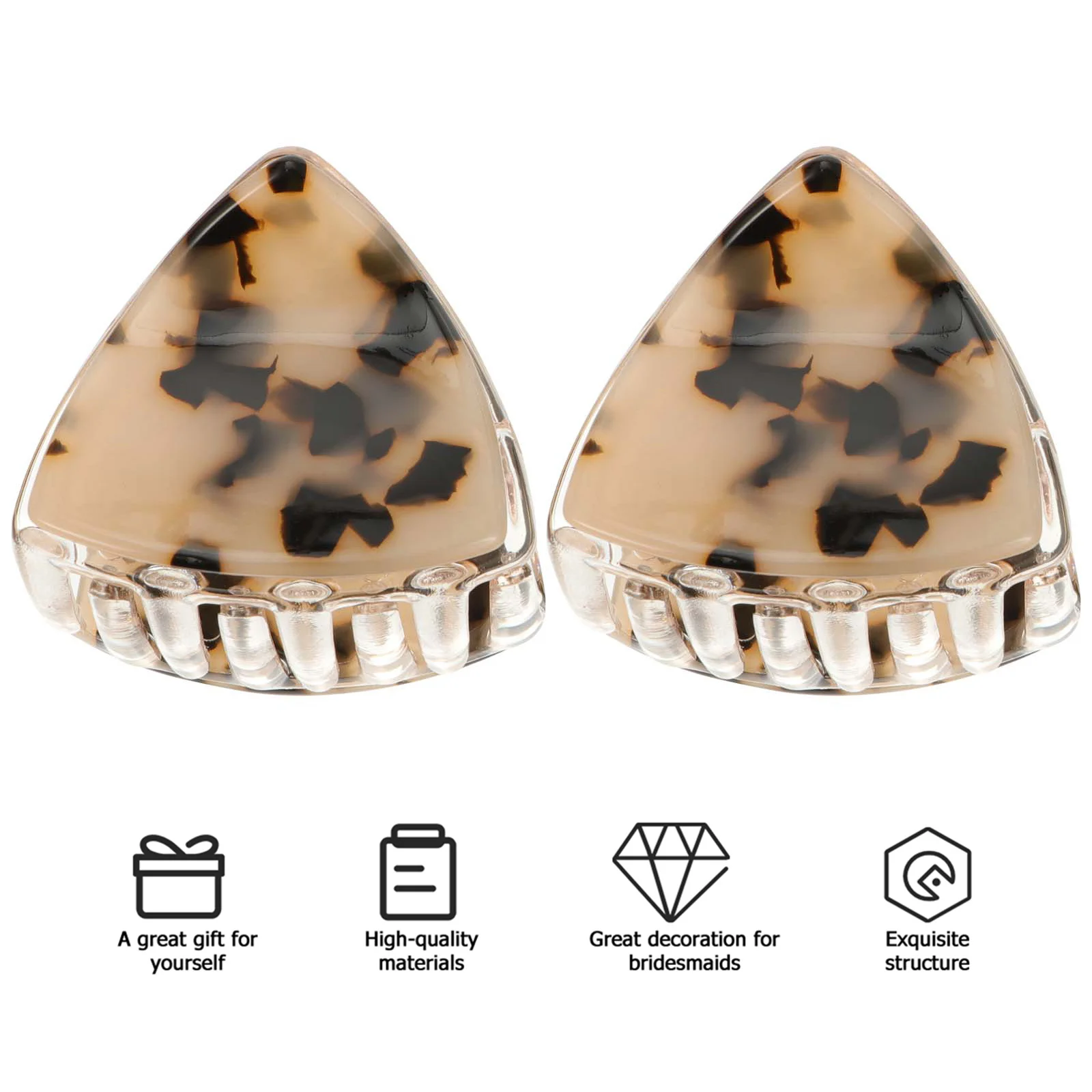 قطعتان من مشابك شعر أذن القطة دبوس شعر إبداعي للنساء إكسسوارات شعر مريحة مناسبة للعمل اليومي وتاريخ التقاط الصور #3