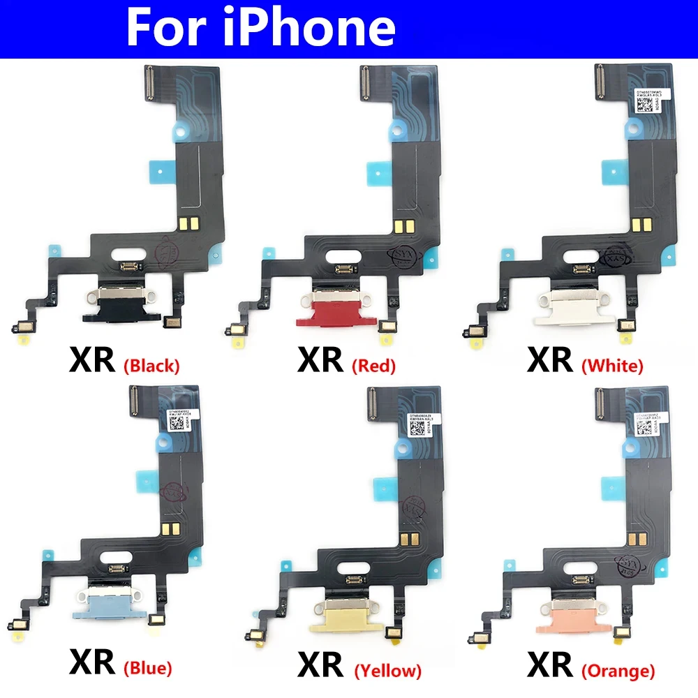 For iPhone X XR XS Max Charger Board PCB Flex USB Port Connector Dock Charging Ribbon Flex Cable