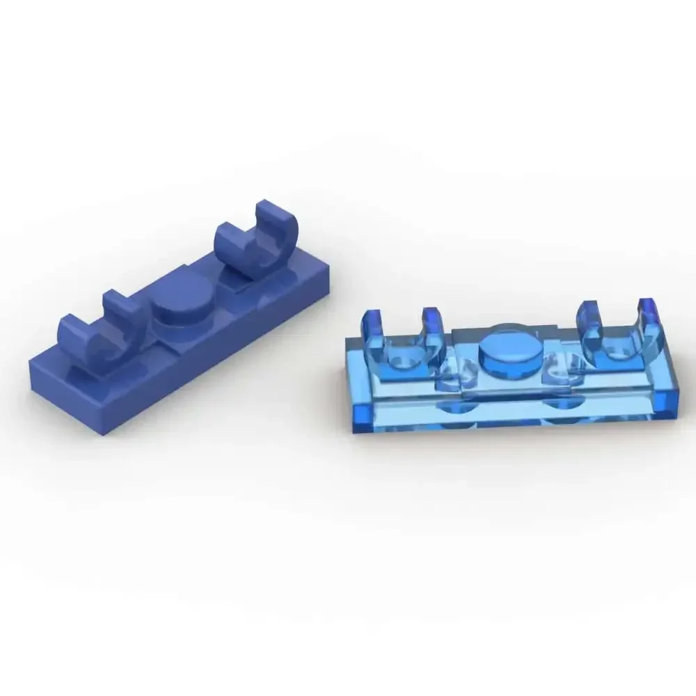 MOC 10PCS Part Bricks 79987 Modified 1x3 Building Blocks With 2 Open O Clips Particle Puzzle Educational Toys Birthday Kid Gifts