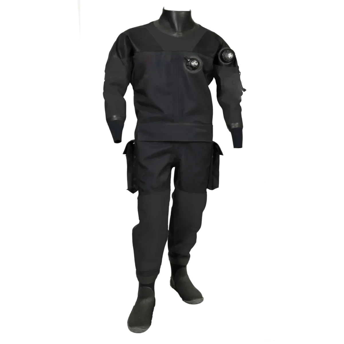 LKVER Dry Suit Scuba Waterproof Water Rescue Cold-proof Heavy Submerged All-dry Diving Clothes Drysuit