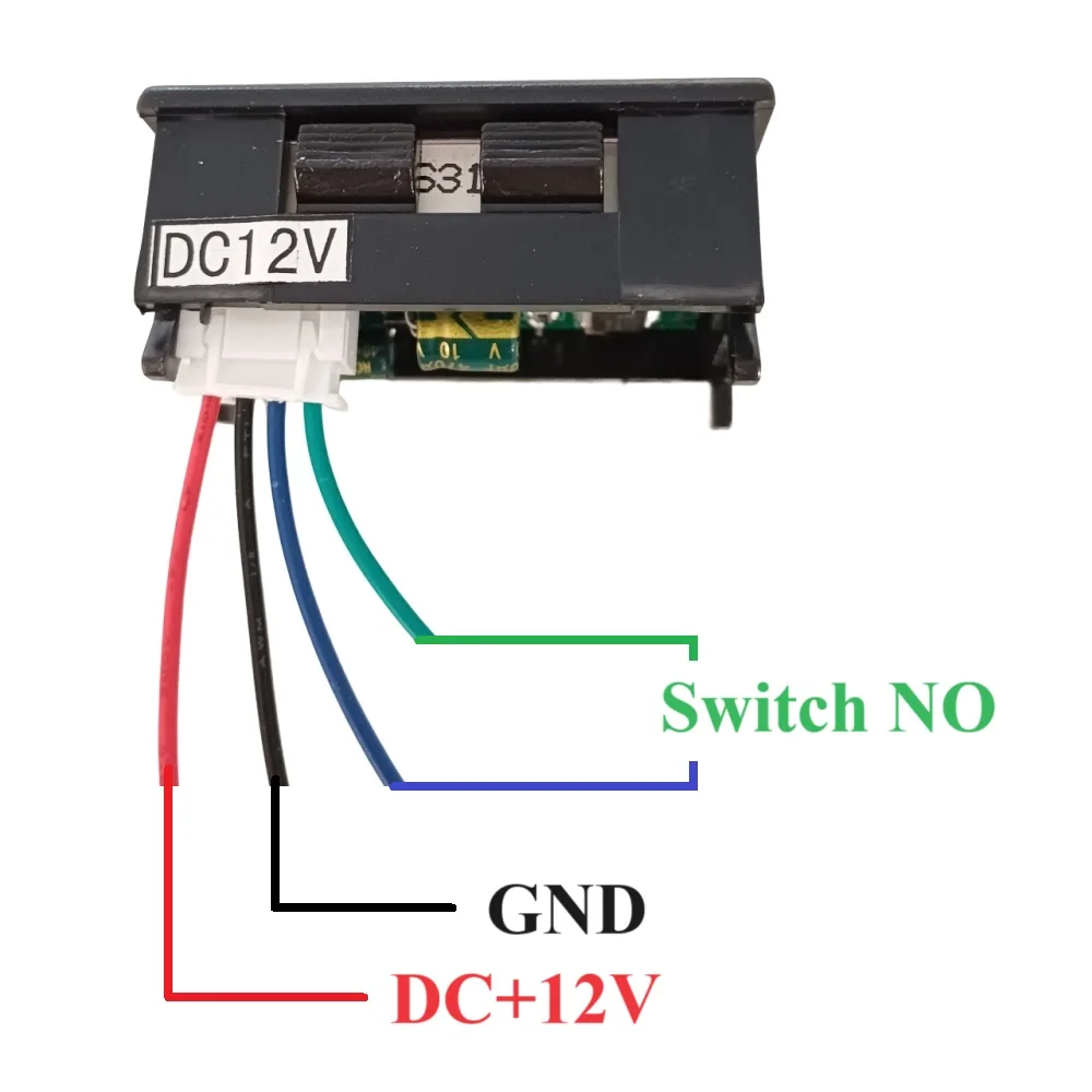 3-stelliger Sekundenknopfschalter, Signal läuft Zeitkontrolle, Timer