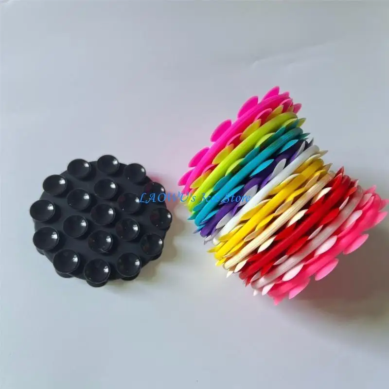 Y8AD Silicones Suctions Cup Phone Mount Double Side Suctions Sticker Mount Phone Stand