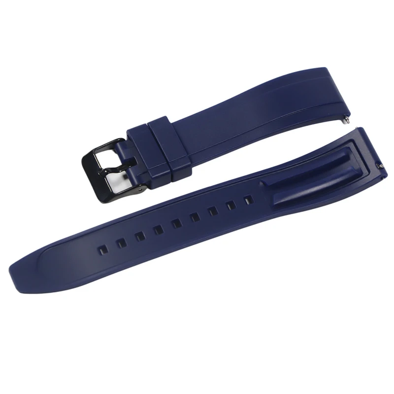 Premium-Grade Fluorine Rubber Watch Strap 20mm 22mm 24mm Bracelet Quick Release Watchband For Each Brand Diving Watches Band