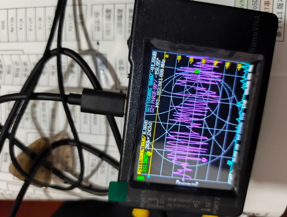 

Слот для SD-карты, обновленный нано-векторный сетевой антенный анализатор для MF HF VHF UHF