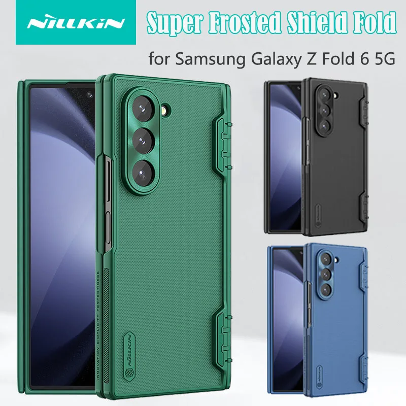 Nillkin for Samsung Galaxy Z Fold 6 5G Super Frosted Shield Fold Case Shockproof Anti-Fingerprint Hard Matte Protect Back Cover