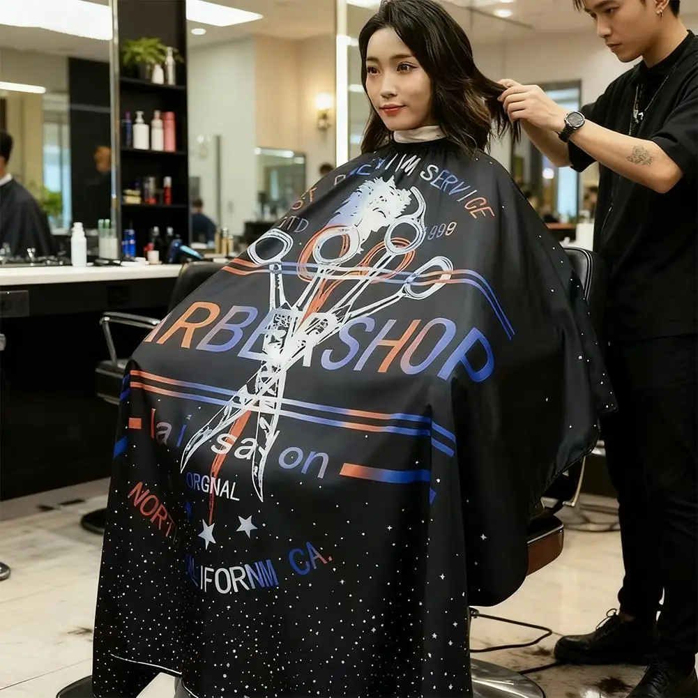 تصفيف الشعر Coth نمط قطع الشعر القماش مقاوم للماء صالون الحلاقة كيب المهنية مصفف الشعر الرجعية مآزر حلاقة الرأس