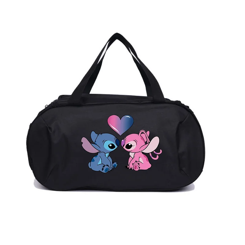 Lilo & Stitch Torby damskie Torba podróżna Kawaii Torby damskie o dużej pojemności Pływanie Torba fitness Stitch Disney Wodoodporne torby na siłownię