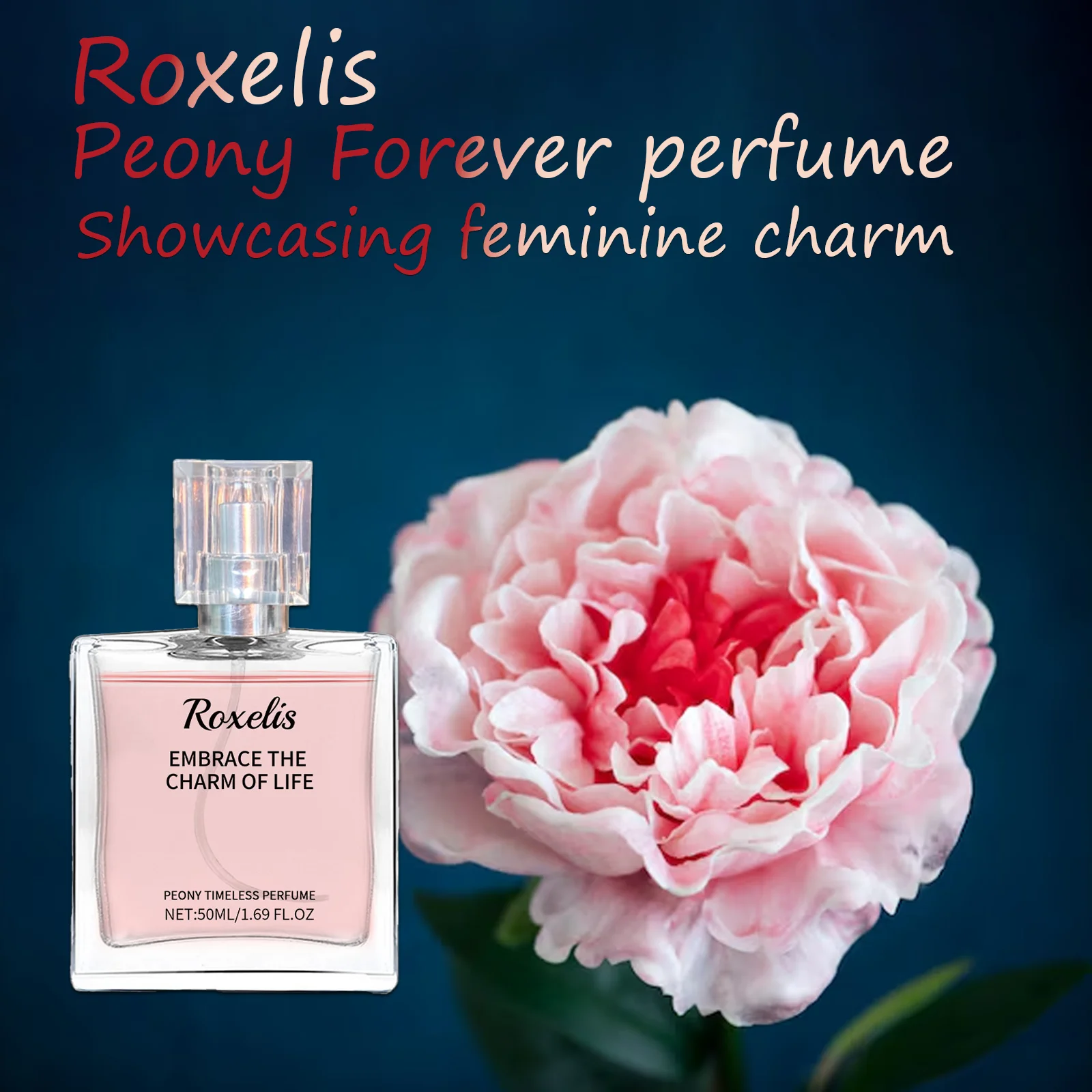 

Парфюм Roxelis Peony: Вечный аромат натуральных цветов, элегантный и благородный женский шарм, не резкий запах, для женщин.