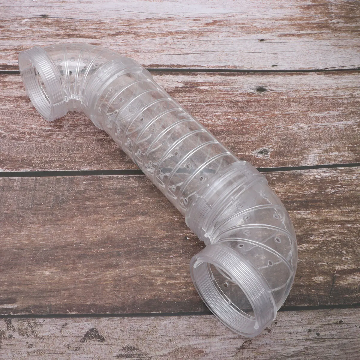 

Hamster Cage External DIY Pipeline Transparent Venting Holes U Tube 2 Elbows 1 Straight Tube Change Direction Suitable All