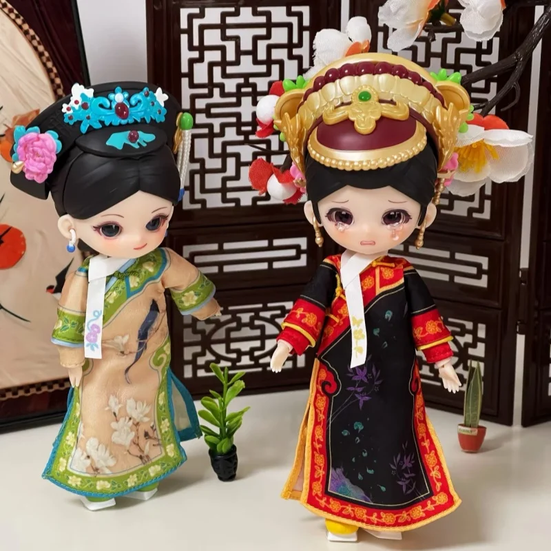 

1/12 Bjd кукла императрит в дворце, официальная Cobranded слепая коробка, загадочная коробка, подвижный шарнир, легенда Чжэнь, фигурки, подарок