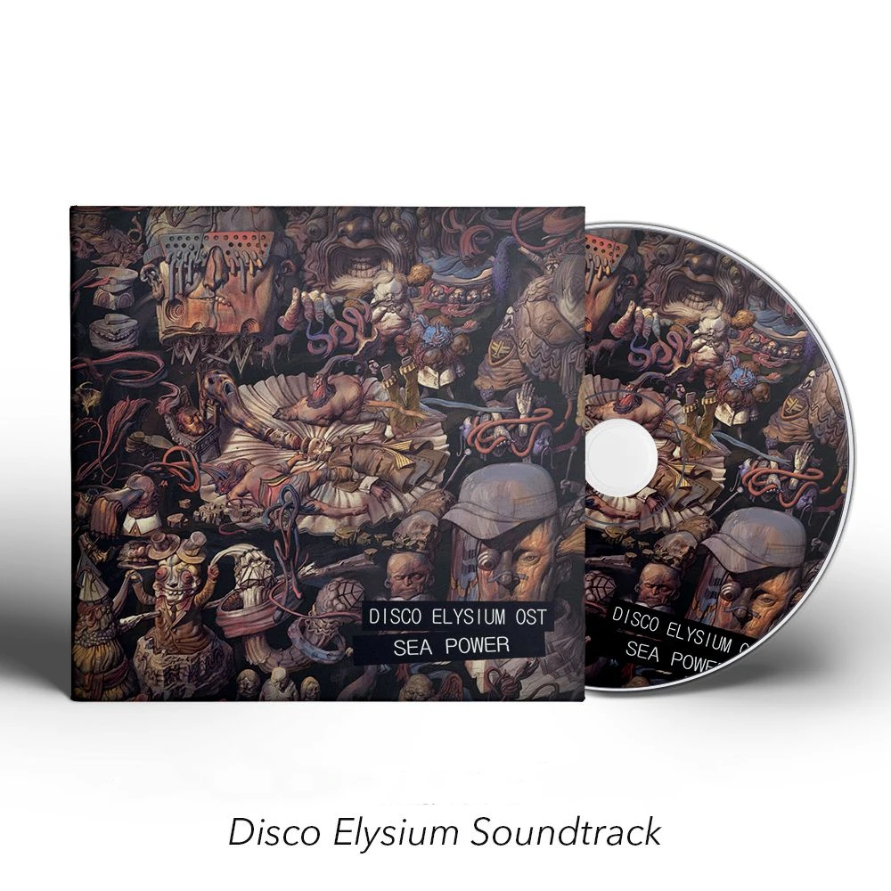Juego Disco Elysium British Sea Power música CD mejores éxitos OST álbum 2 uds música Reocrd Cosplay Walkman coche insonoras caja regalo