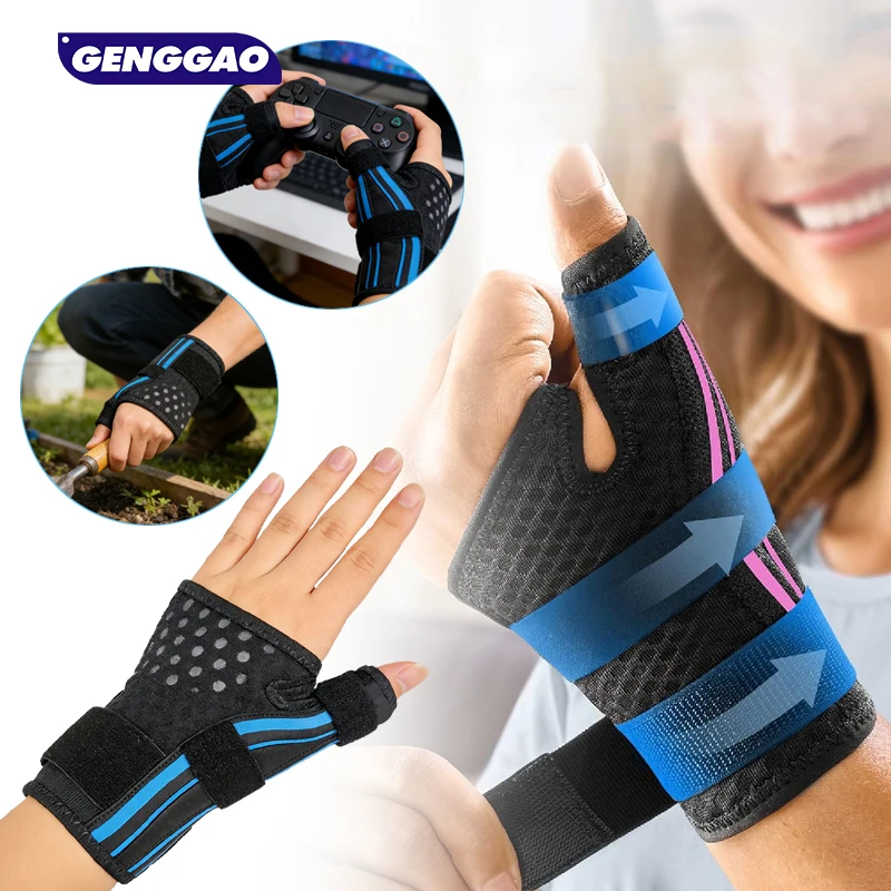 1PCS Thumb Brace Support Right Hand or Left Hand for Arthritis Pain and Support,Thumb Stabilizer for Tendonitis,Sprain Fits Palm