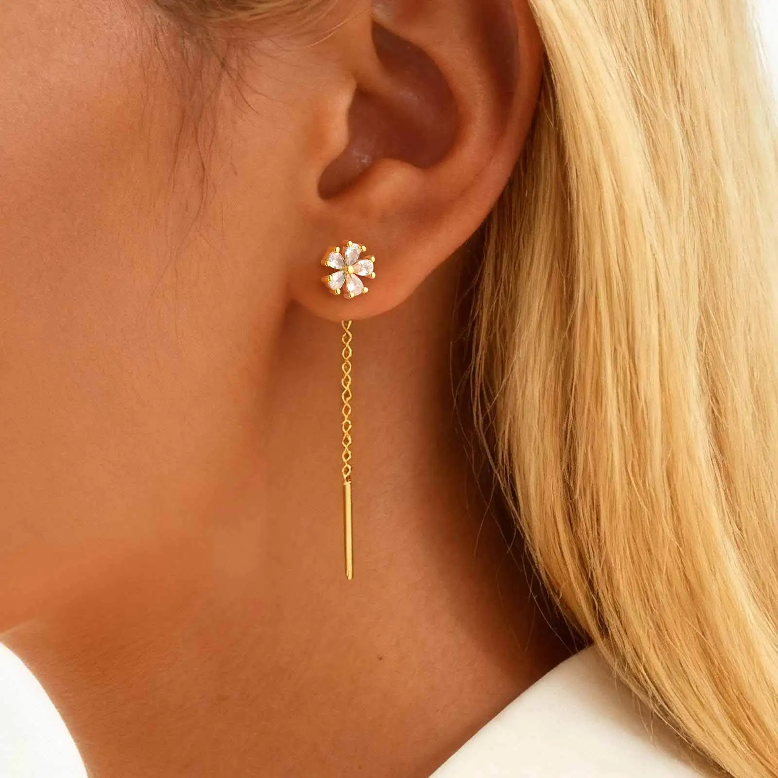 Zirconia Flower Dan… - image