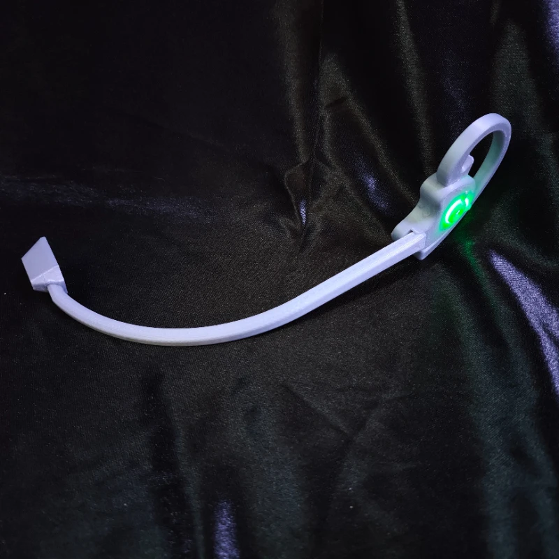 อะนิเมะคนต่างด้าว STAGE R7 Luka คอสเพลย์ชุดหูฟังหูฟังพลาสติกเรืองแสงหูฟังซ้ายไมโครโฟน PROP อุปกรณ์เสริมของขวัญ