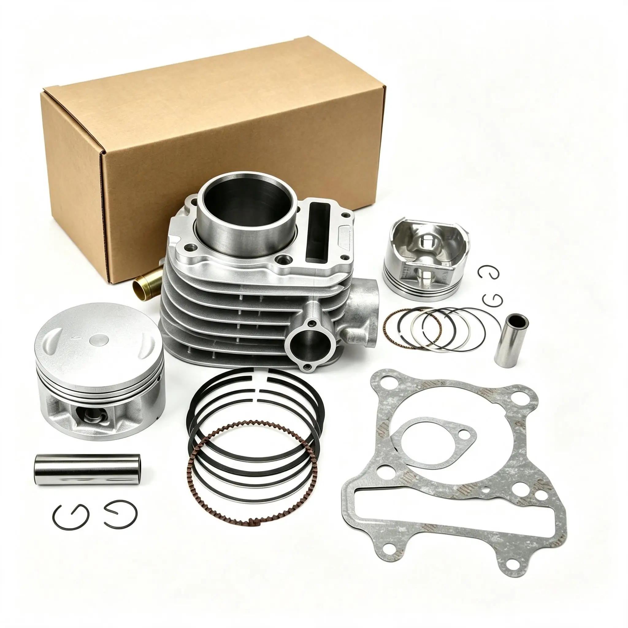 For HonDa LEAD125 PCX125 SH125i Forza 52.4mm Engine Kit 12100-KZR-600 Cylinder Piston Ring Gasket Replacement Parts
