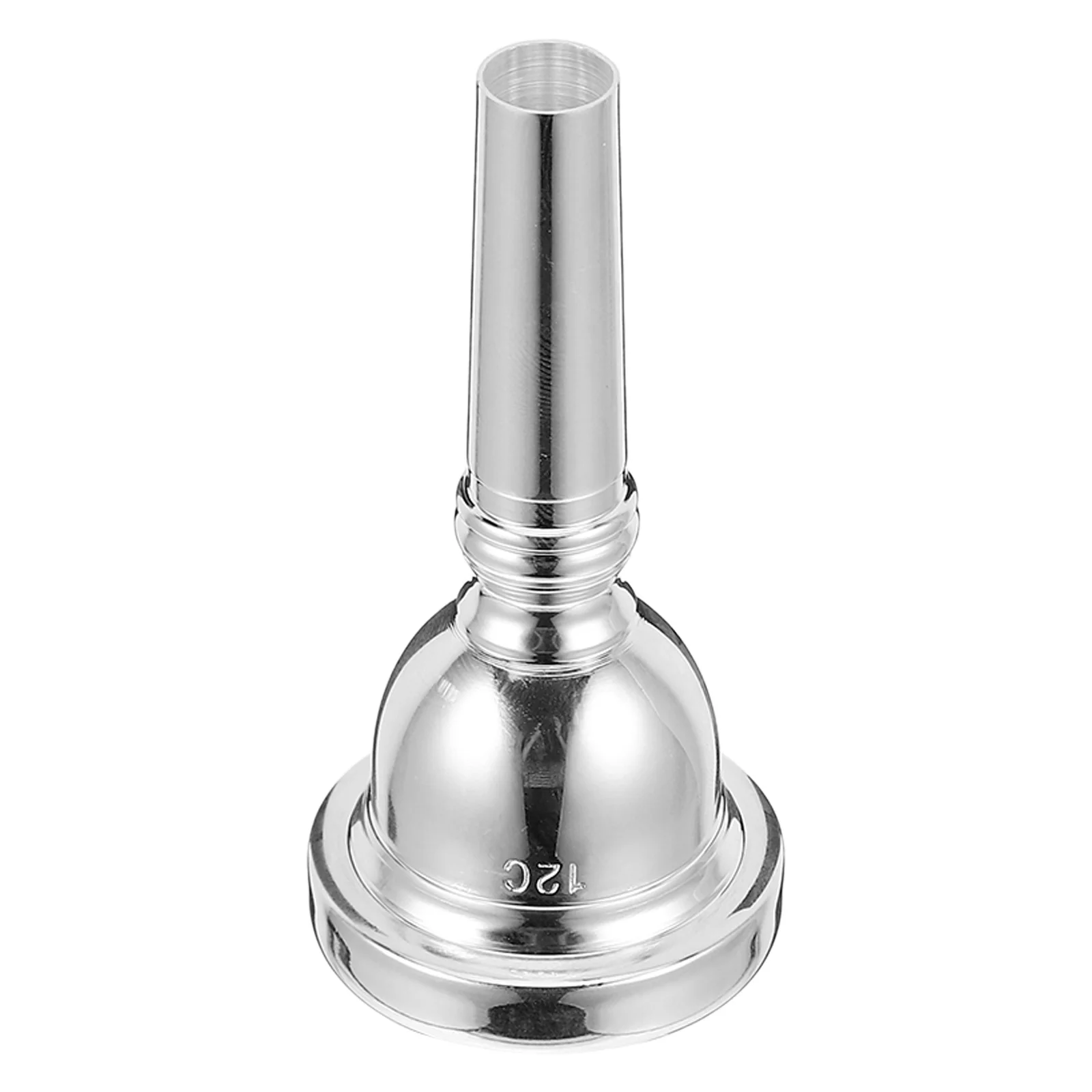 

Trombone Mouthpiece 12C for Alto Horn Metal Material Reliable Sound Quality Suitable for Students and Professionals Universal