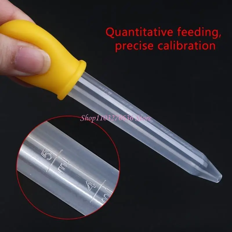 

R6FD 10 Pcs Baby Dropper Feeder Child Device Silicone Pipette