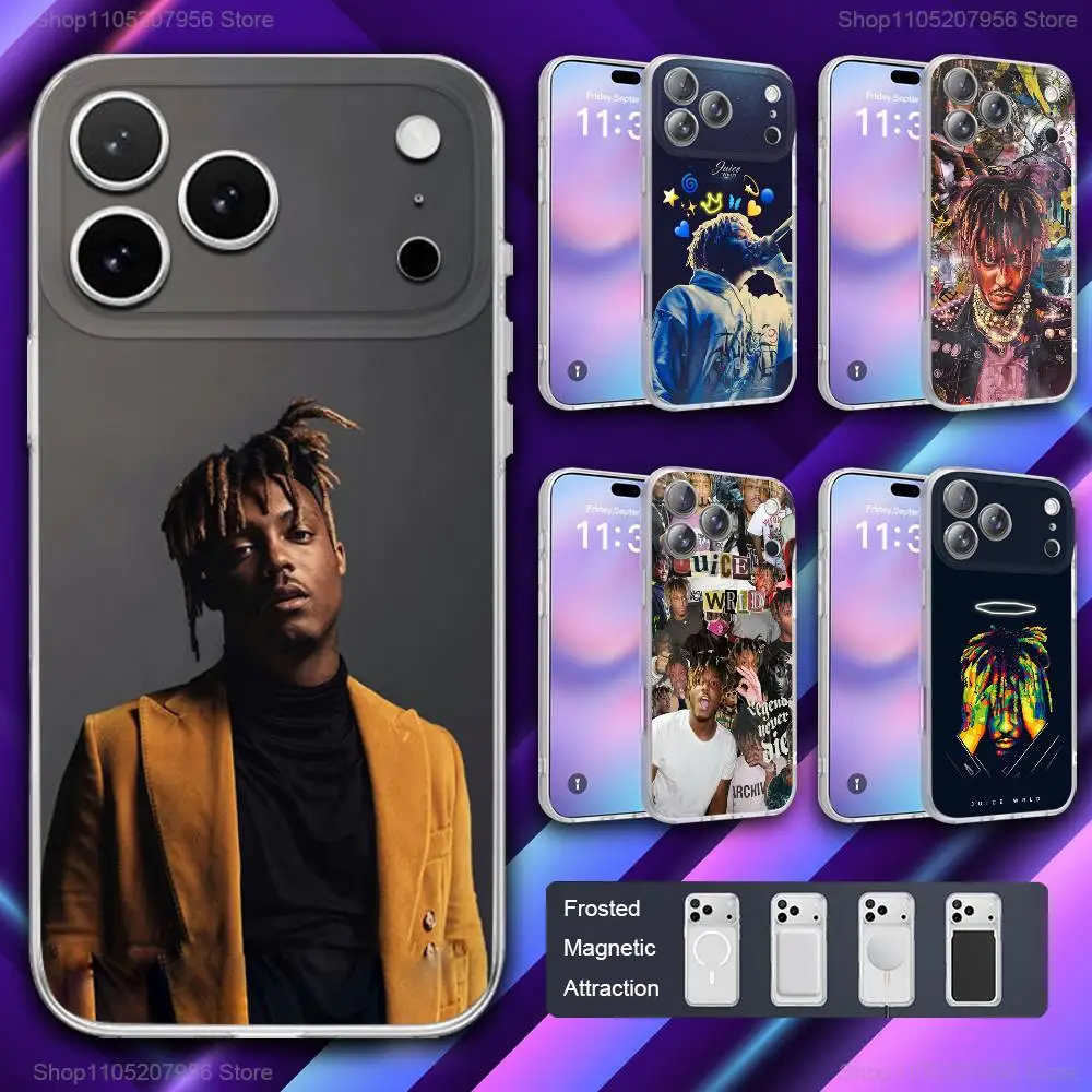 

J-Juice 999 W-WRLD Magnetic Frosted Cover Phone Case For iPhone 17,11,16,12,15,14,13,Pro,Plus,E,Max,Air,Mini