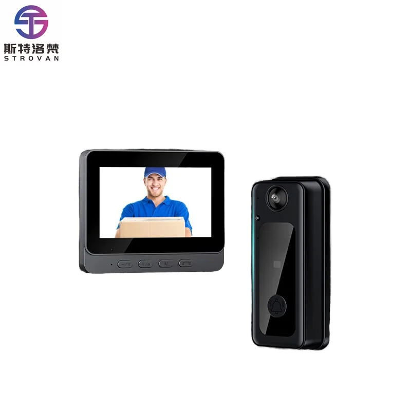 

STLF Foreign Trade Explosions Intelligent Visual WiFi Enabled 4.0-4.9" IPS Screen 3-7MP Electronic Cat's Eye Do