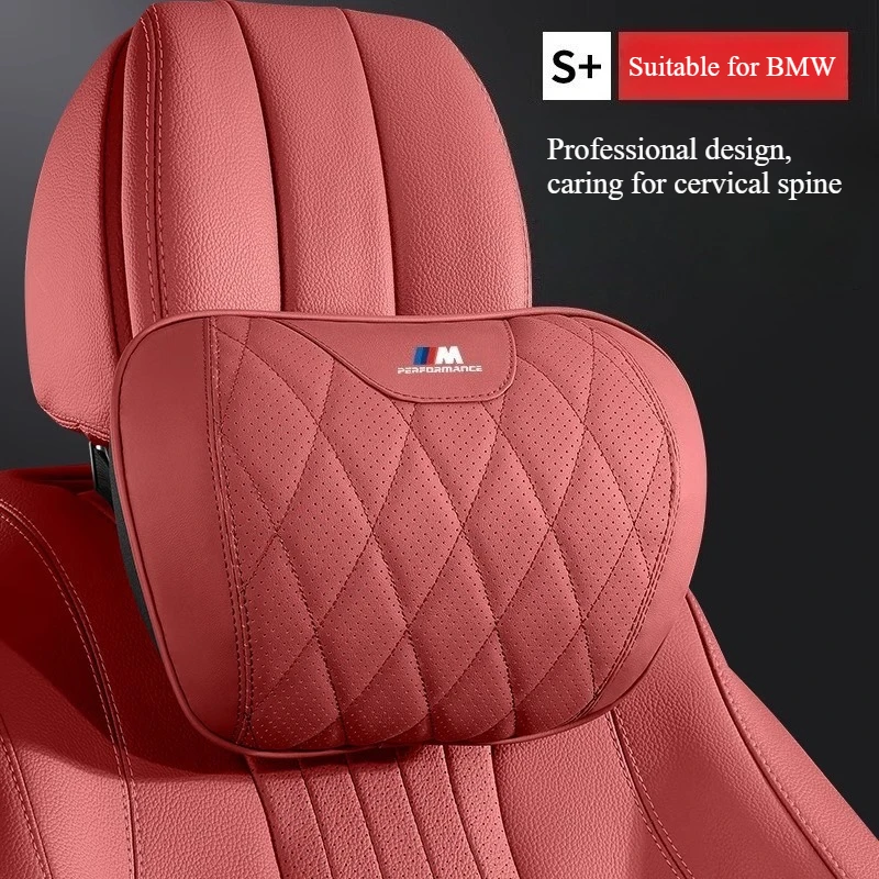 

Подушка для подголовника BMW, подушка для шеи для серии 1/3/5/6GT/7, украшение интерьера автомобиля 1x3x5/Ix3, универсальная подушка для подголовника автомобиля