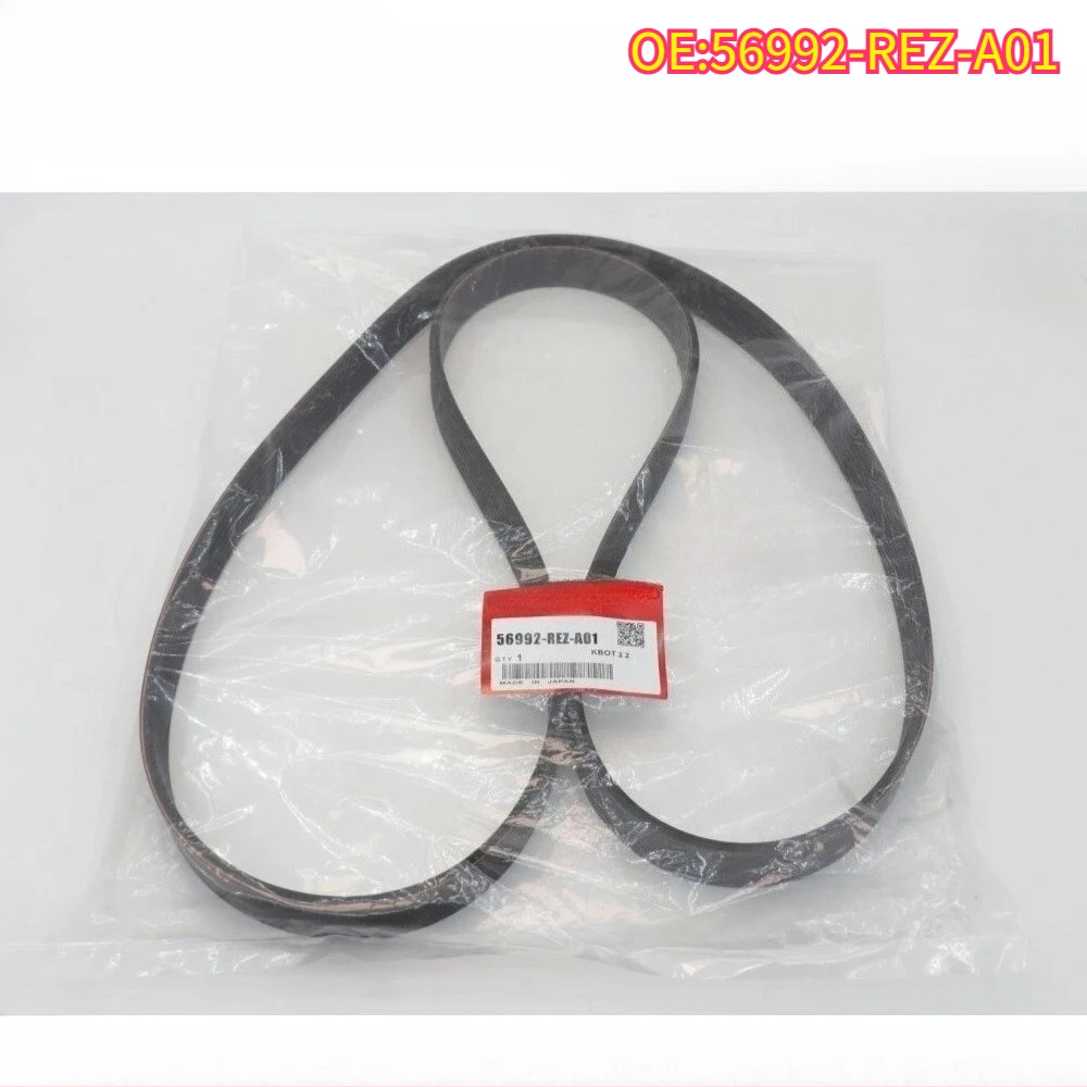 High quality New For 56992-REZ-A01 Serpentine Drive Belt Fits For Honda CRV 2010 - 2011 Spare Parts Replacement 56992-REZ-A01