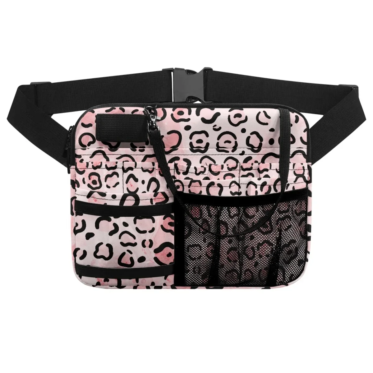 Multi Pocket Organizer Pouch Luxury Leopard Designer Stylish Nurse Waist Bag for Stethoscopes Durable Emergency Supplies Medical