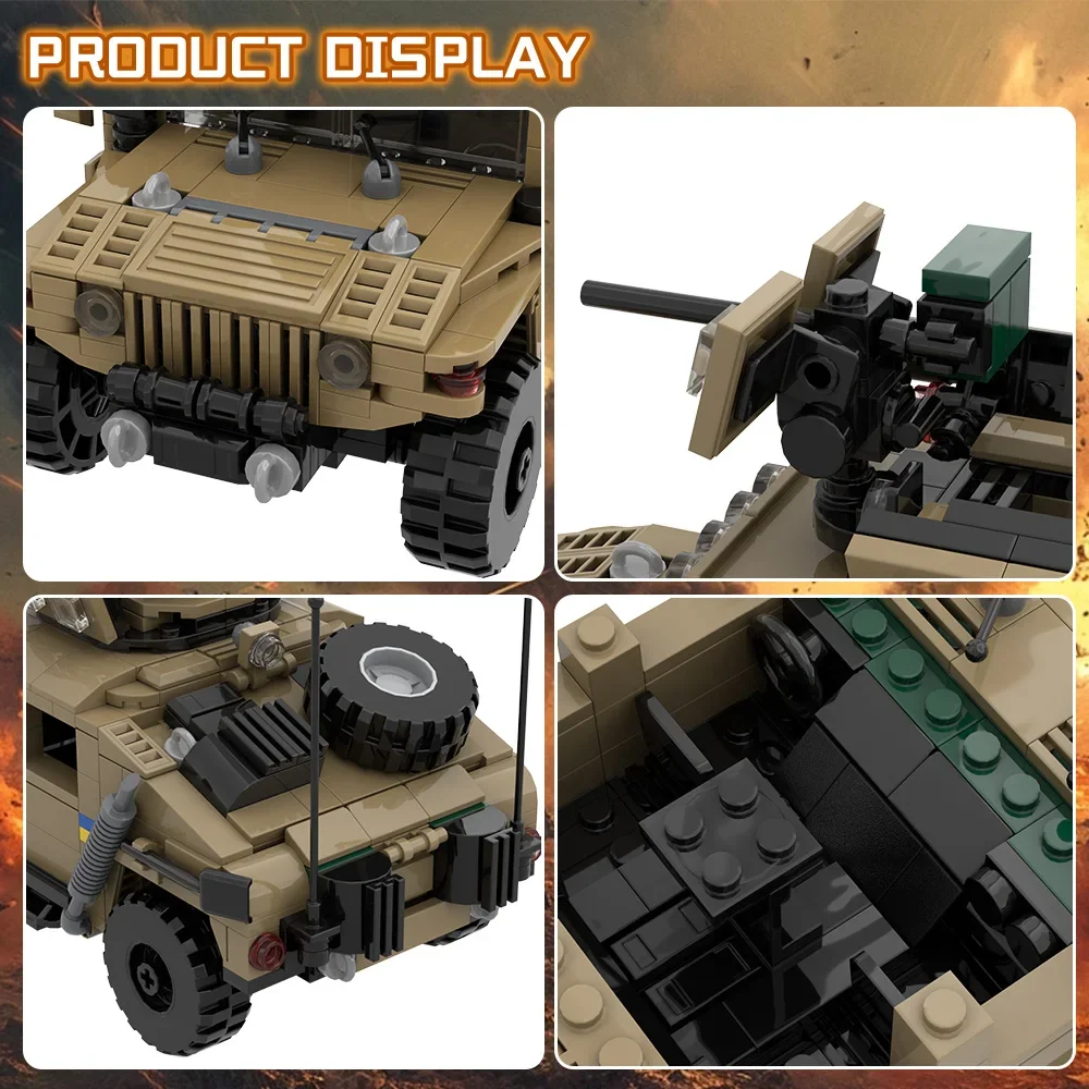 

MOC Hummvee Car Building Block Toys Gift