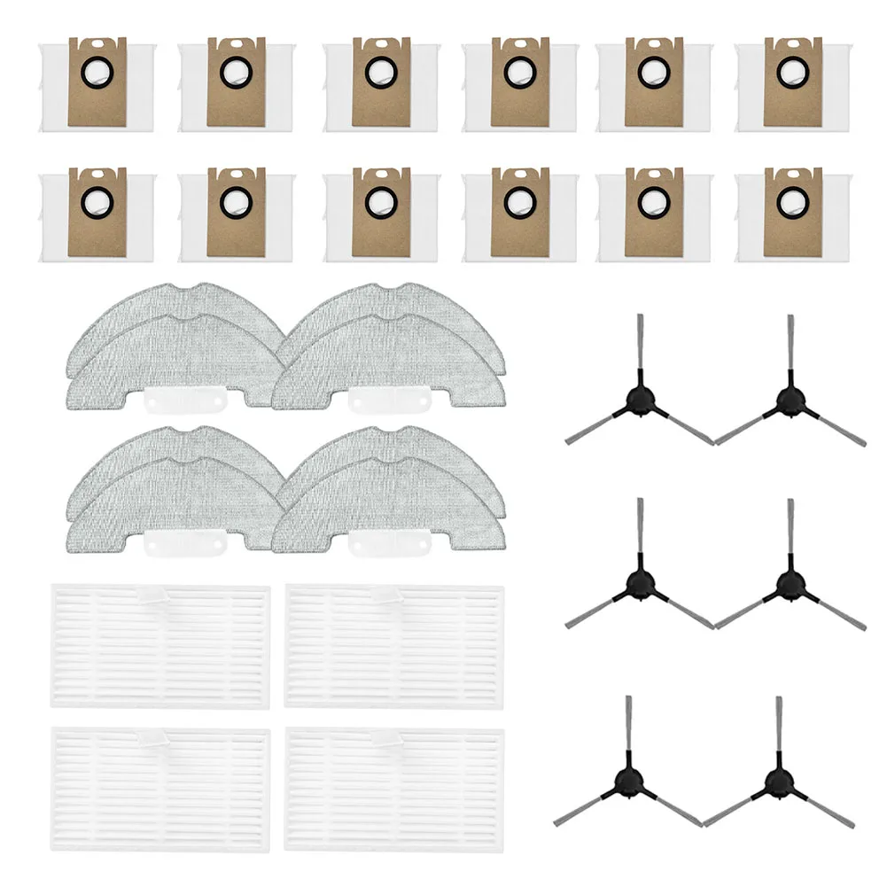 Side Brush Set Bagote BL20 for Pro Kit For Daily Floor Cleaning For Bagote BL20 Pro Effective Side Brushes For Cleaning