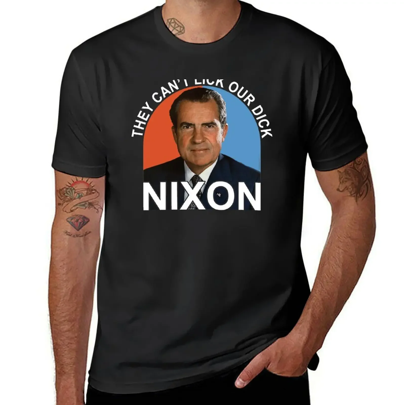 

They Can't Lick Our Dick - President Richard Milhous Nixon T-Shirt custom t shirt tops plus size tops t shirts for men