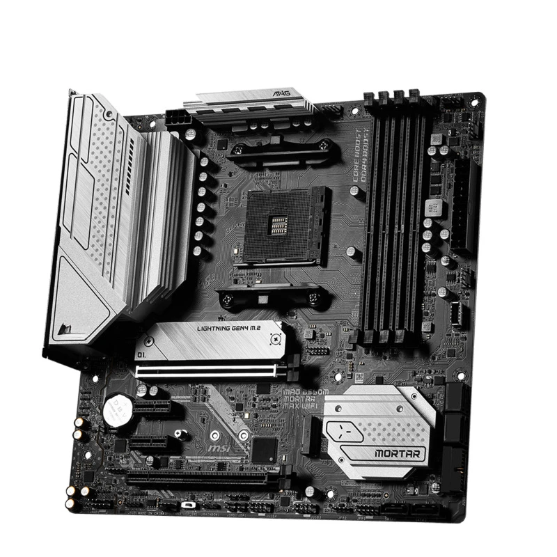 Mag B550m Mortero Max WiFi Mortero Computadora Placa Base Soporte AM4 Interfaz CPU