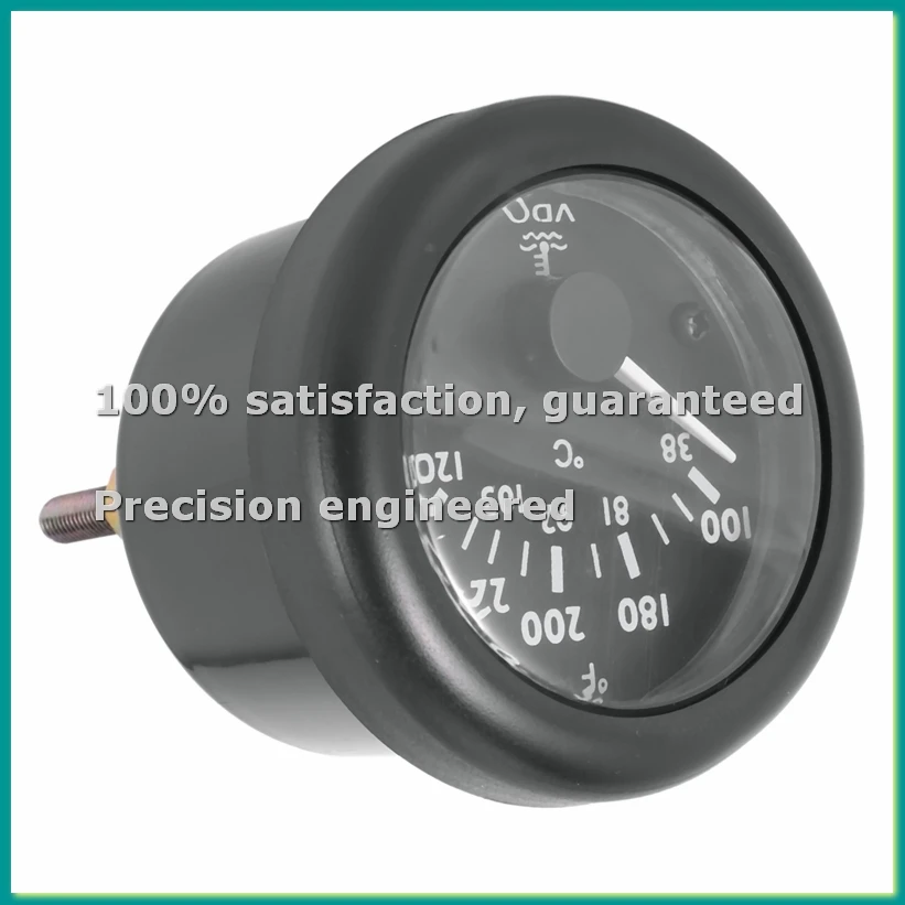 Water Temperature Gauge Electromagnetic Water Temperature Gauge 38-120C/100-250F 24V-ABLA