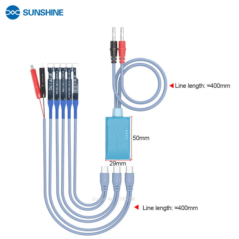 SUNSHINE SS-908E IP Power On line لهاتف iPhone 7G-15Pro Max كشف دقيق حماية من الحمل الزائد أداة إصلاح إيقاف التشغيل التلقائي