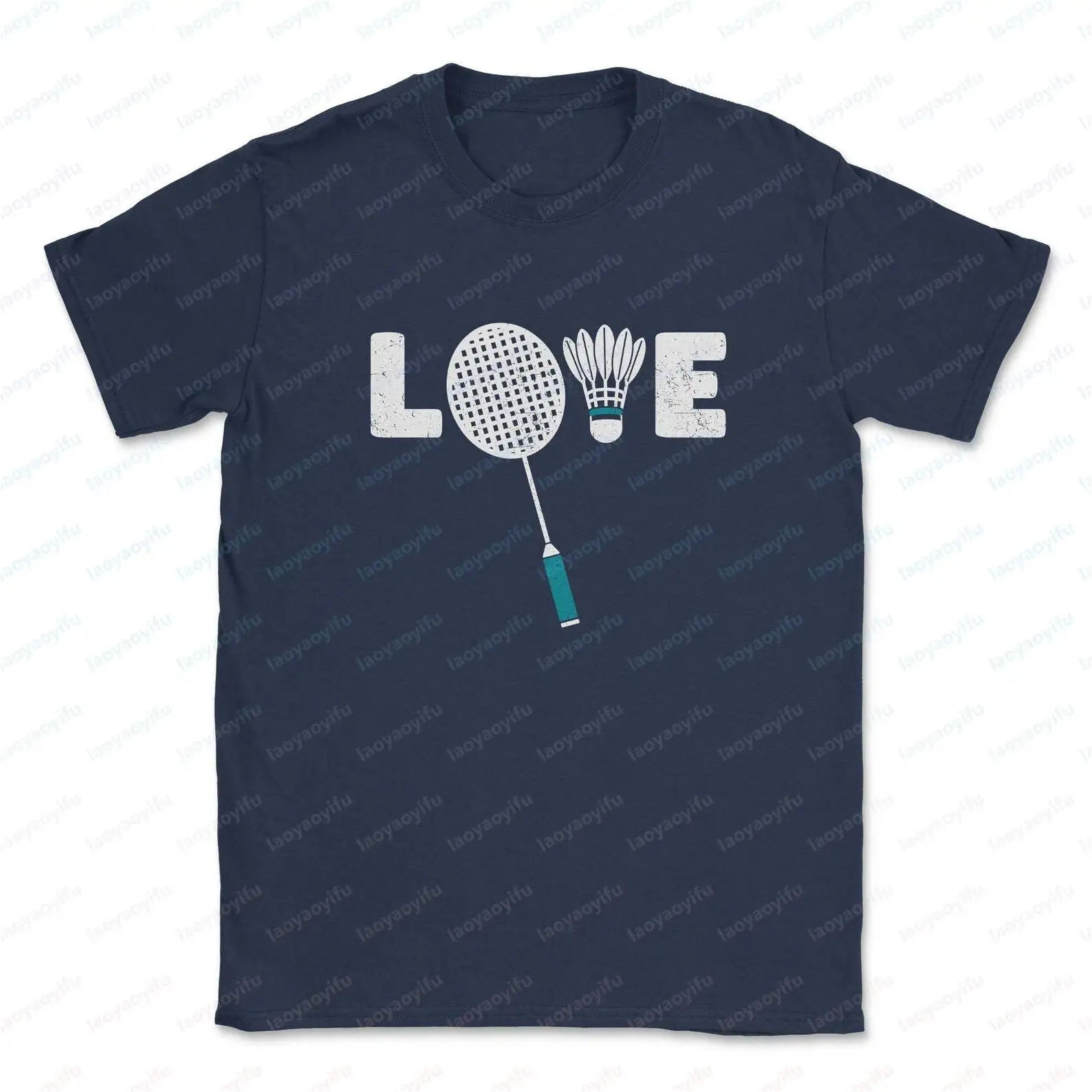Love Badminton Graphic Design Printed T-shirt Casual Fashion Loose Harajuku Man Women Sports Tshirt Summer Cotton Clothing