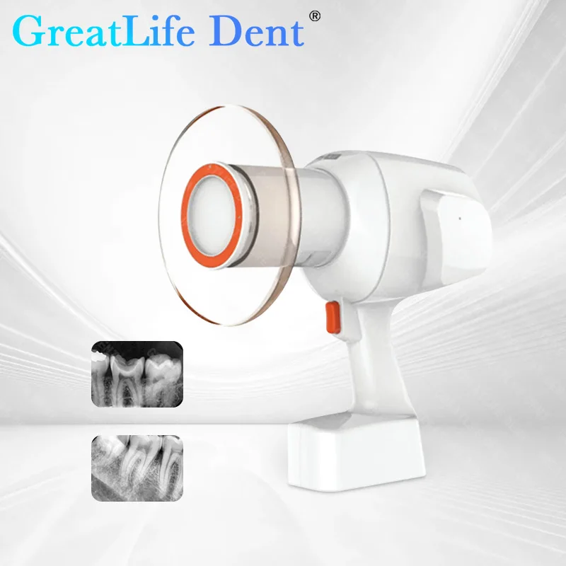 GreatLife Dent Vatech EzRay Air Portable Dental X-Ray Unit Machine with Protective Shield Compatible Digital Radiovisiograph Rvg