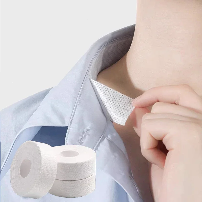 Disposable Self-adhesive Collar Stickers, Long-lasting Adhesive for Daily Use Accessories Sweat-proof Hat Inner Brim Stickers