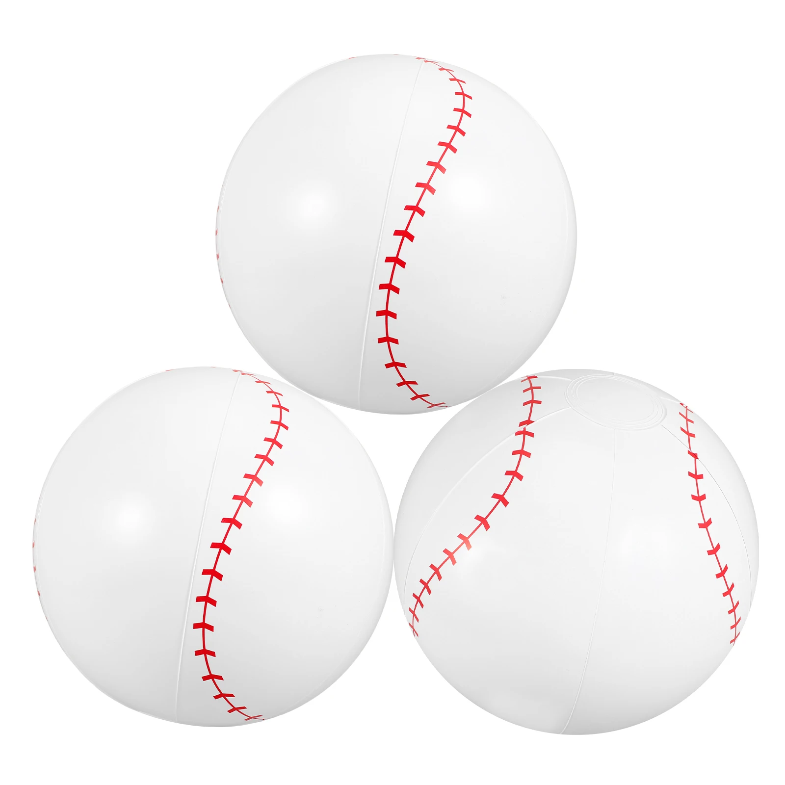 Palloni da spiaggia in PVC divertenti per piscina per bambini da baseball gonfiabile da 3 pezzi